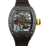 Richard Mille RM035 Mechanical Men Transparent Dial Rubber Band