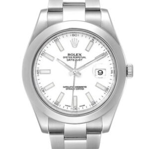 Rolex Datejust 116300WSO 41MM White Dial Silver-tone Case