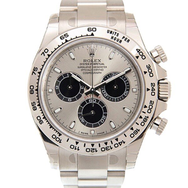 Rolex Daytona m116509-0072 40MM Gray Dial Silver-tone Case