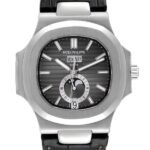 Patek Philippe Nautilus Men??s 40mm 5726A-001 Automatic Leather Strap