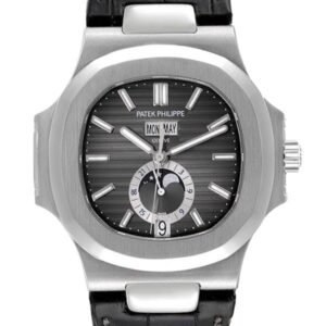 Patek Philippe Nautilus Men??s 40mm 5726A-001 Automatic Leather Strap
