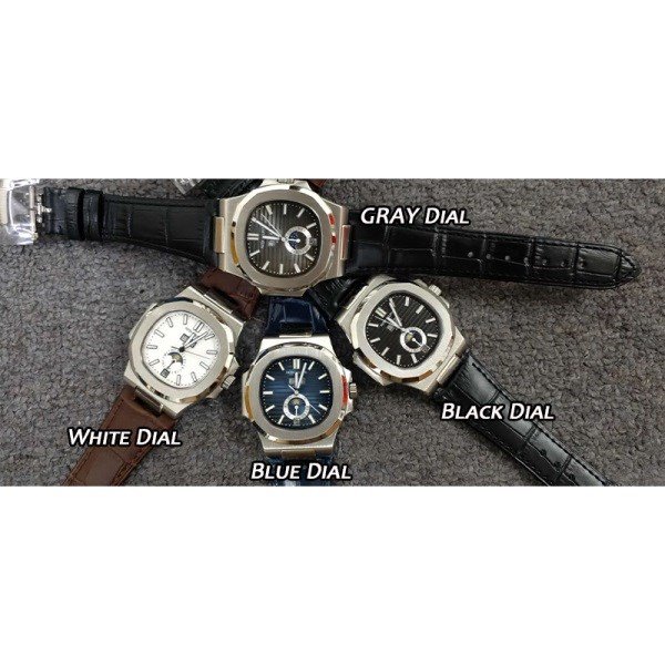 Patek Philippe Nautilus Men??s 40mm 5726A-001 Automatic Leather Strap - Image 5