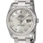 Rolex Datejust 116244MDO 36MM Mother of Pearl Silver-tone Case
