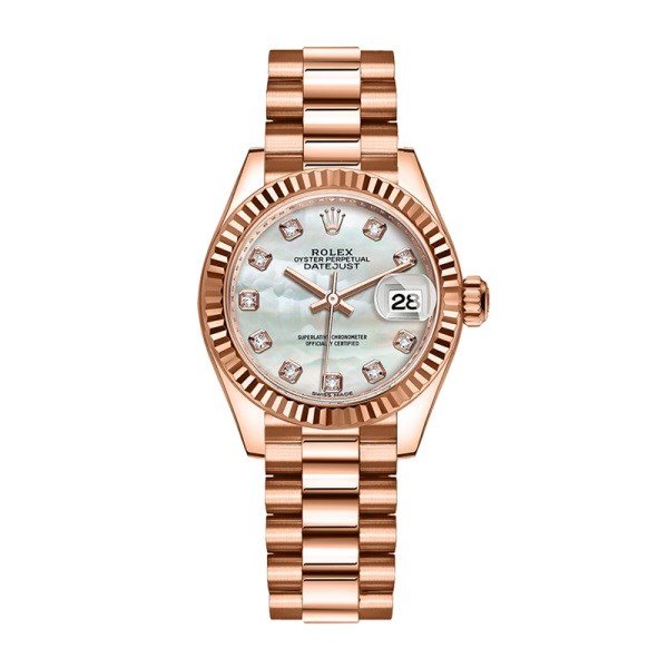 Rolex Datejust m279175-0017 28MM Mother of Pearl Dial Rose Gold-tone Case - Image 2