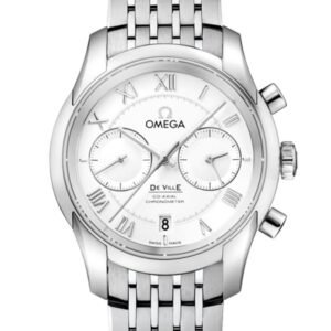 Omega De Ville 431.10.42.51.02.001 Men??s 42mm Stainless Steel White Dial