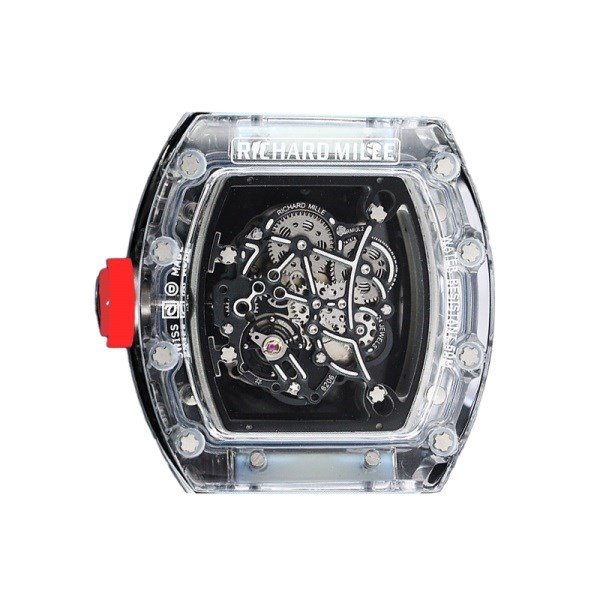 Richard Mille RM 055 Automatic Men Acrylic Transparent Dial Watch - Image 3