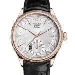 Rolex Cellini m50525-0009 39MM Silver Dial Rose Gold-tone Case