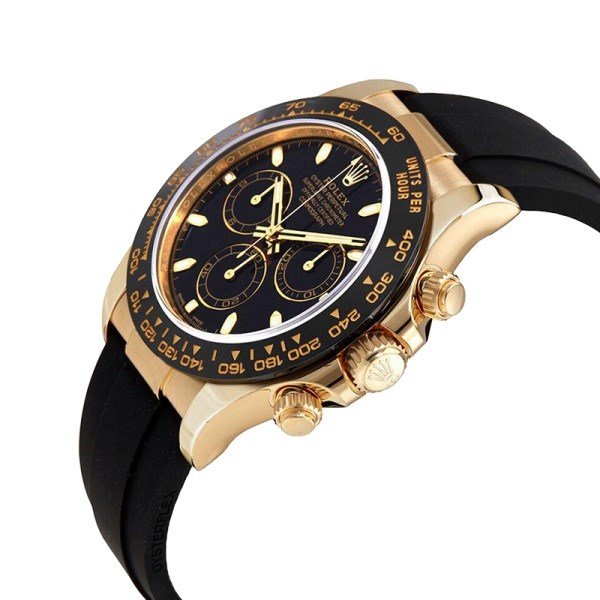 Rolex Daytona 116518BKSR 40MM Black Dial Gold-tone Case - Image 3
