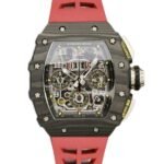 Richard Mille RM11-03 Automatic Men Titanium Rubber Band Transparent Dial