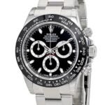 Rolex Daytona m116500ln-0002 40MM Black Dial Silver-tone Case