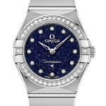 Omega Constellation 131.15.25.60.53.001 27mm Ladies Stainless Steel Blue Dial
