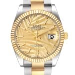 Rolex Datejust M126233-0038 36MM Gold Dial Silver-tone Case