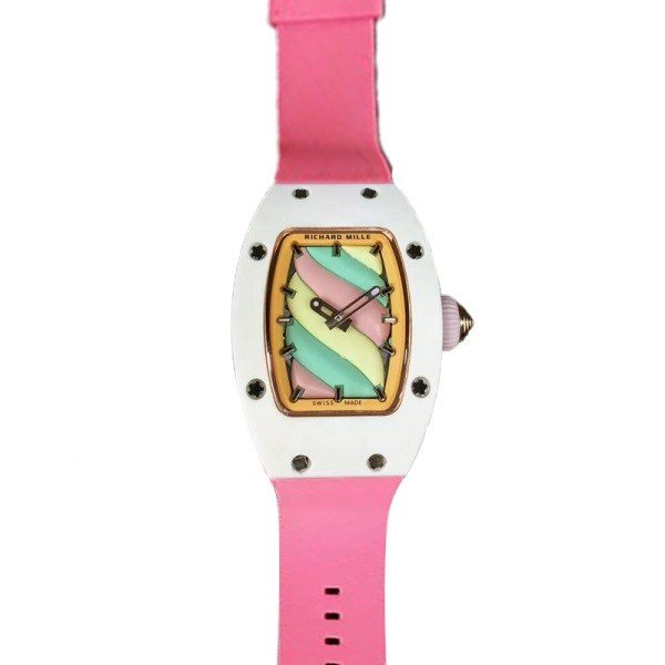 Richard Mille RM07-03 Ladies Mechanical Rubber Band Candy Dial Watch - Image 2