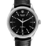 Rolex Cellini m50609rbr-0007 39MM Black Dial Silver-tone Case