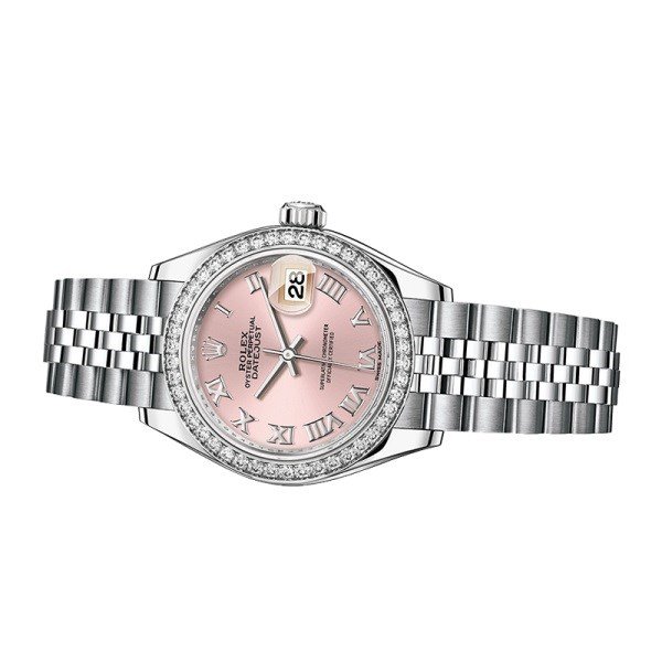 Rolex Datejust m279384rbr-0005 28MM Pink Dial Silver-tone Case - Image 3