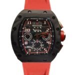 Richard Mille RM011 Automatic Men Titanium Watch Rubber Band