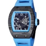 Richard Mille RM 010 Automatic Men Carbon Fiber Rubber Band