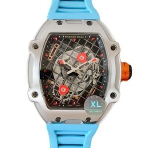 Richard Mille RM27-04 Men Mechanical Transparent Dial Rubber Band Watch