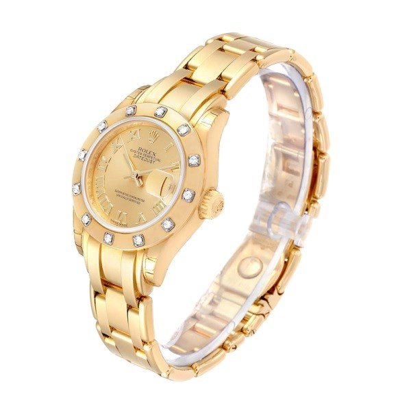 Rolex Pearlmaster 80318 29MM Champagne Dial Gold-tone Case - Image 3