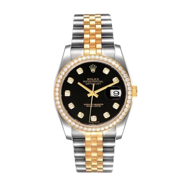 Rolex Datejust 116243BKDJ 36MM Black Dial Silver-tone Case - Image 2