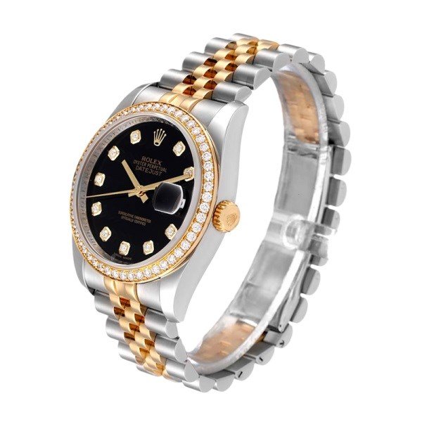 Rolex Datejust 116243BKDJ 36MM Black Dial Silver-tone Case - Image 3