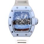 Richard Mille RM055 Men Mechanical Watch Transparent Dial
