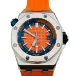 Audemars Piguet Royal Oak Offshore 42mm Men??s 15710ST.OO.A070CA.01 Rubber Band Orange Dial
