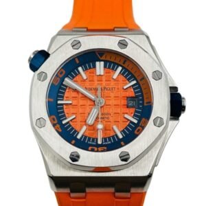Audemars Piguet Royal Oak Offshore 42mm Men??s 15710ST.OO.A070CA.01 Rubber Band Orange Dial