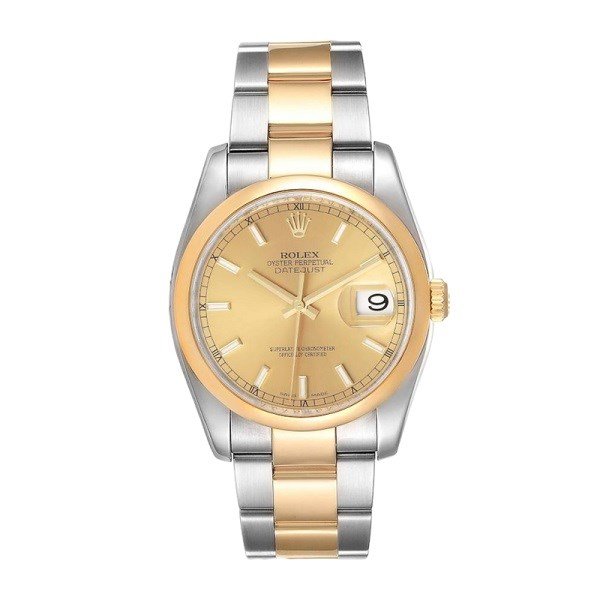 Rolex Datejust 116203-72203 36MM Champagne Dial Silver-tone Case - Image 2