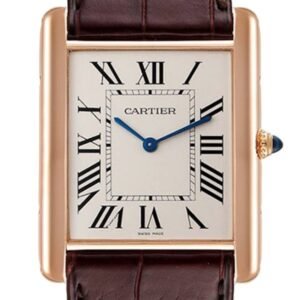 Cartier Tank Louis W1560017 Stainless Steel White Dial