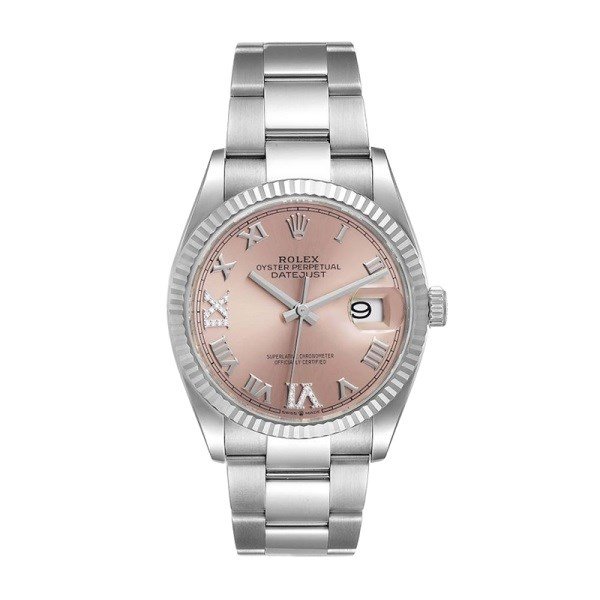 Rolex Datejust m126234-0032 36MM Pink Dial Silver-tone Case - Image 2