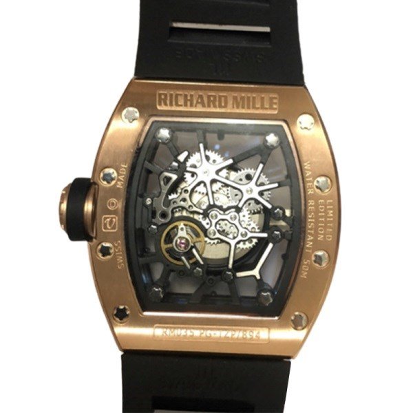 Richard Mille RM035 Men Mechanical Rubber Band Transparent Dial - Image 4