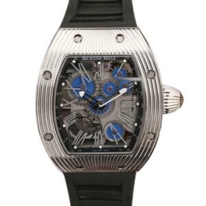 Richard Mille RM018 Mechanical Men Rubber Band Transparent Dial Watch