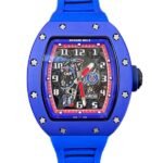 Richard Mille RM030 Men Mechanical Watch Ceramics Bezel Rubber Band