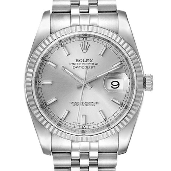 Rolex Datejust 116234SSJ 36MM Silver Dial Silver-tone Case