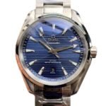 Omega Aqua Terra 220.10.41.21.03.004 Men??s Stainless Steel Asian Automatic Blue Dial