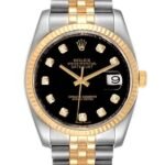 Rolex Datejust 116233BKDJ 36MM Black Dial Silver-tone Case