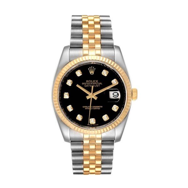 Rolex Datejust 116233BKDJ 36MM Black Dial Silver-tone Case - Image 2