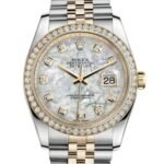 Rolex Datejust 116243MDJ 36MM Mother of Pearl Silver-tone Case