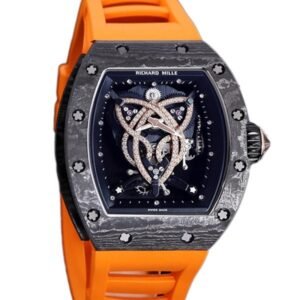 Richard Mille RM 019 Automatic Men Transparent Dial Rubber Band