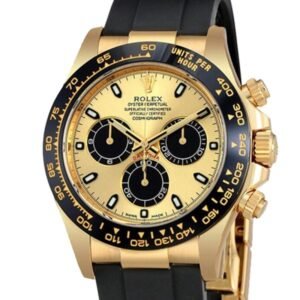 Rolex Daytona 116518CBKSR 40MM Black Dial Gold-tone Case