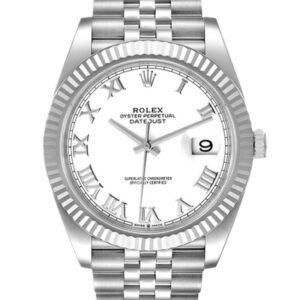 Rolex Datejust 126334WRJ 41MM White Dial Silver-tone Case