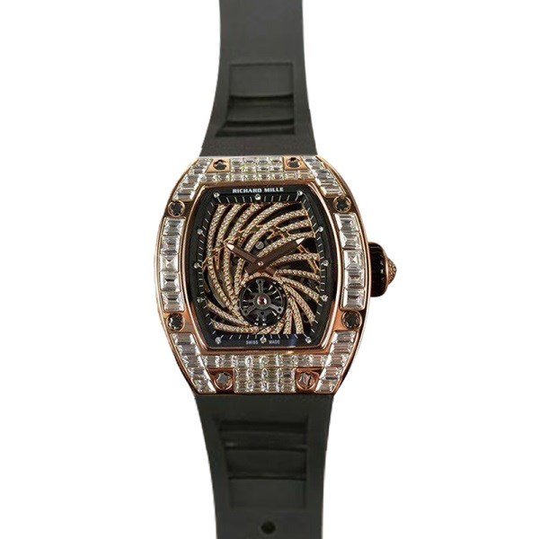 Richard Mille RM51-02 Ladies Mechanical Transparent Dial Rubber Band - Image 2
