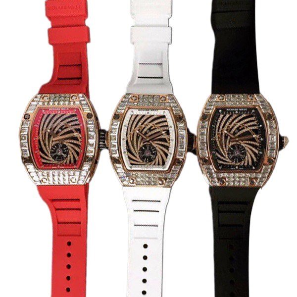 Richard Mille RM51-02 Ladies Mechanical Transparent Dial Rubber Band - Image 3